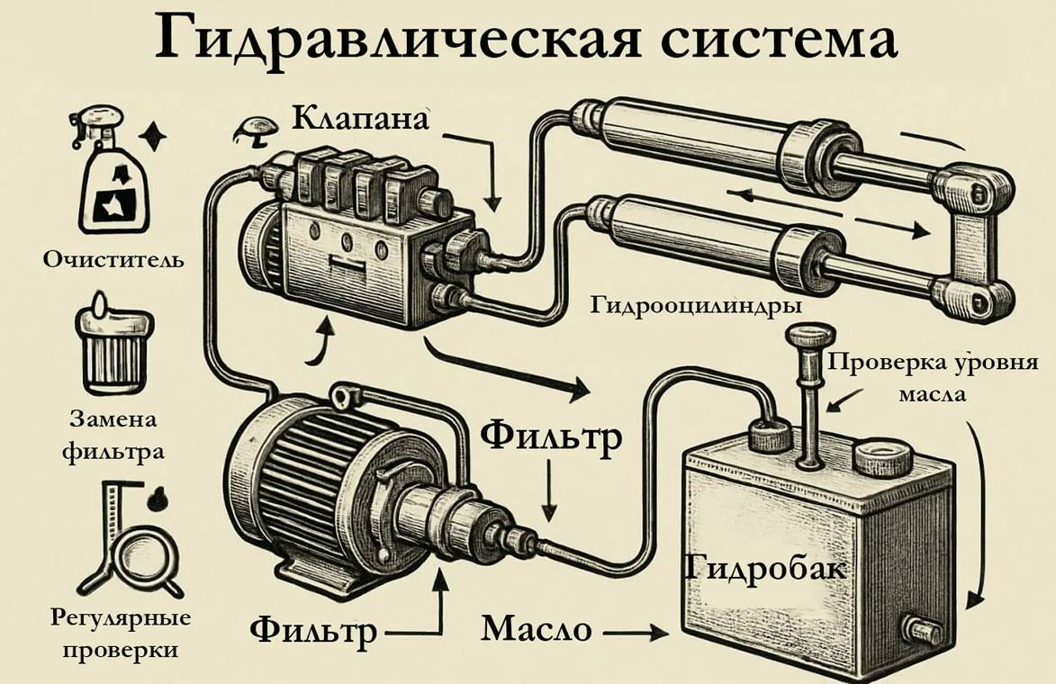 Всасывание Жидкости из Бака
